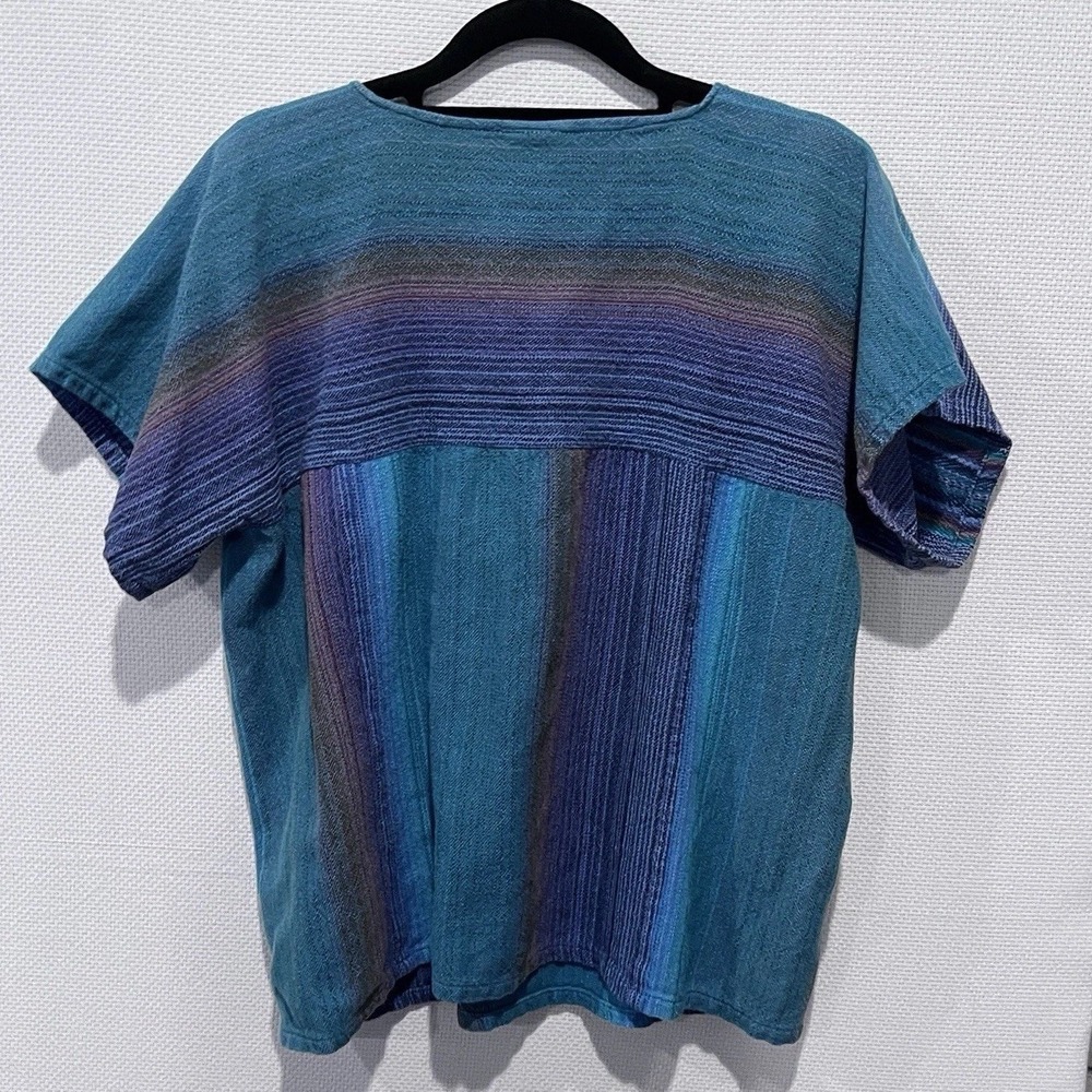Green Tree Trading Margaret Fischer Handwoven Cotton 2 Pc Set Tiered Skirt & Top - Picture 10 of 13